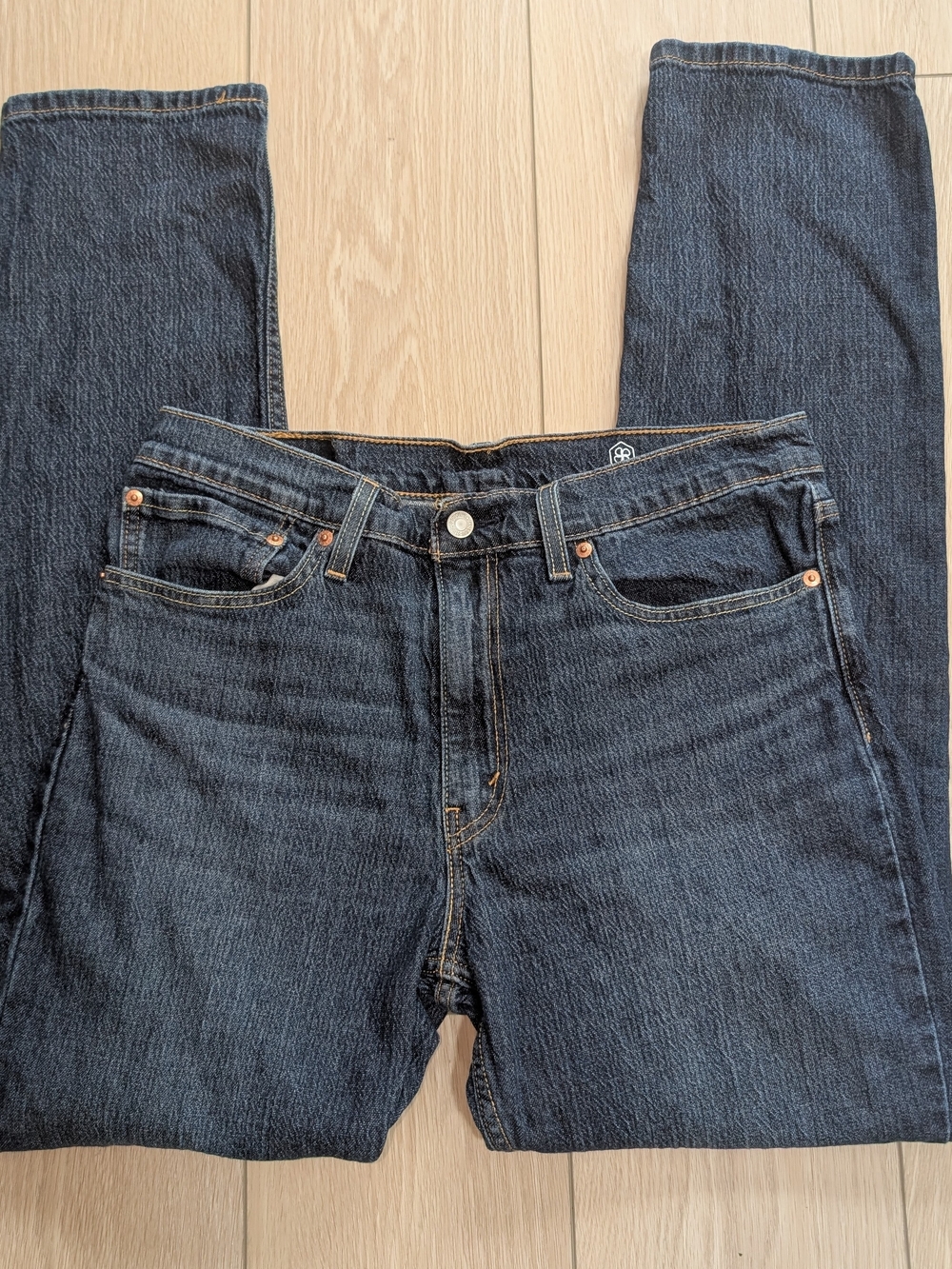 Men's Levi's 511 Classic Dark Wash Straight-Leg Jeans - Dark Blue